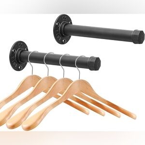 2 PK WALL MOUNTED CLOTHES RACK